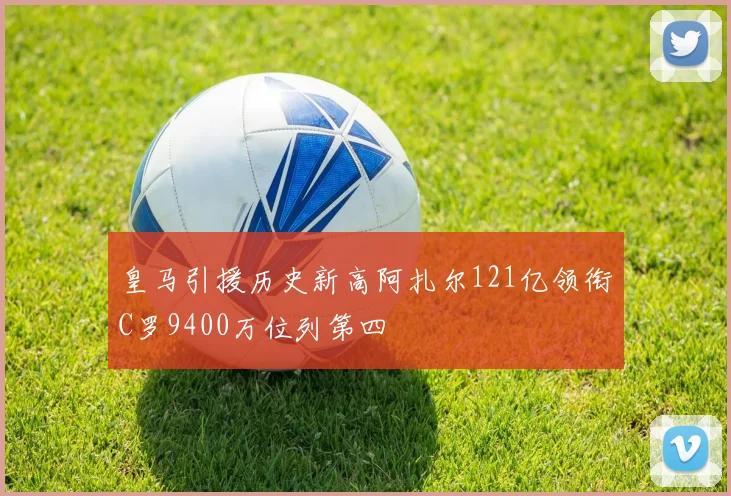 皇马引援历史新高阿扎尔121亿领衔C罗9400万位列第四
